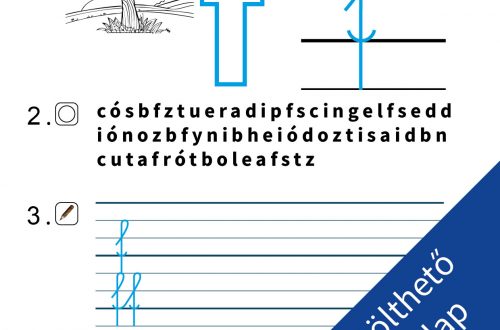 Színezhető és játékos feladatlap az f betű írásának gyakorlásához – tökéletes tanároknak és szülőknek az írástanulás támogatására.