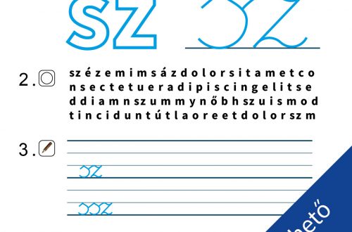 Színezhető és játékos feladatlap az sz betű írásának gyakorlásához – tökéletes tanároknak és szülőknek az írástanulás támogatására.