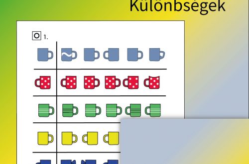 Iskolai előkészítő nyomtatható anyagok – különbségek megfigyelését fejlesztő feladatlap óvodásoknak és kisiskolásoknak.