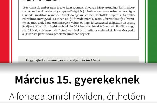 Március 15-e gyerekeknek – nyomtatható munkalap az 1848-as forradalom eseményeiről és jelentőségéről.