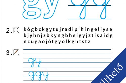 „gy” betű írása gyakorló feladatlap