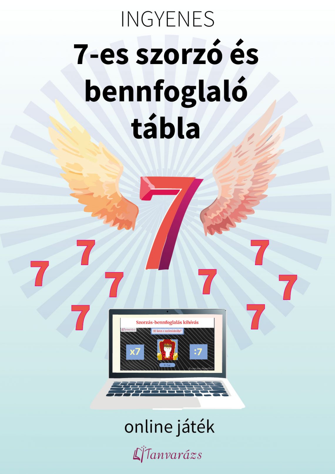 7-es szorzó és bennfoglaló tábla gyakorlása szórakoztató módon, interaktív online játék másodikosoknak. Állatok versenyeznek, hogy ki legyen a számkirály, miközben a játékosok szórakoztató feladatokon keresztül fejlesztik matematikai készségeiket.