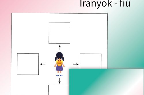Ez a nyomtatható feladatlap segít a gyerekeknek az irányok gyakorlásában játékos módon. A kislányos változatban a gyerekek különböző irányokba rajzolnak, miközben erősítik a térbeli tájékozódásukat, ami fontos a betűk és számok írásában.