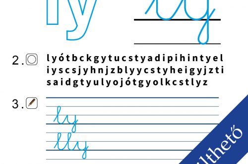 „ly” betű írás gyakorló – színezhető és játékos feladatlap gyerekeknek