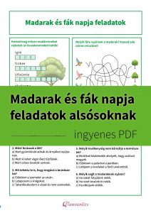 Madarak és fák napja feladatok gyerekeknek – játékos feladatok