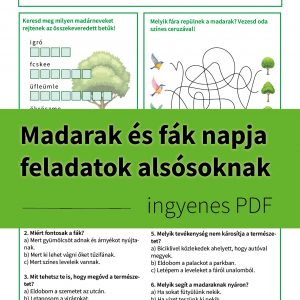 Madarak és fák napja feladatok gyerekeknek – játékos feladatok