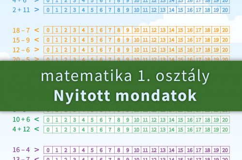 Matematika 1. osztály nyitott mondatok feladatlap – Számolás, színezés, ingyenes letöltés