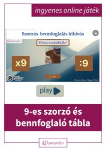 Így válhat gyermeked a 9-es szorzó és bennfoglaló tábla mesterévé: online játékos tanulás gyerekeknek