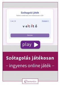 Szótagolás játékosan online feladat