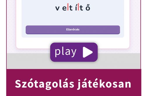 Szótagolás játékosan online feladat