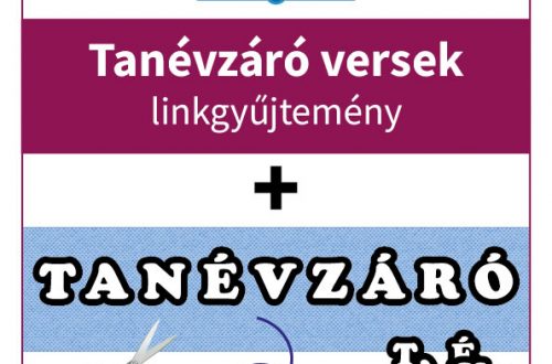 Tanévzáró versek linkgyűjtemény és kivágható betűk a “Tanévzáró” felirathoz, amely segít a tanévzáró műsor dekorációjának elkészítésében. Ingyen letölthető anyag tanítóknak.