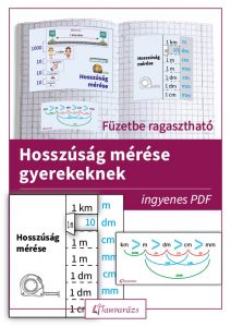 Játékos tanulás, hosszúság mérése gyerekeknek: színes, füzetbe ragasztható feladatokkal tanulnak játszva.