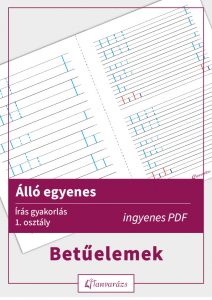 Ingyenesen letölthető álló egyenes gyakorló PDF: A képen az álló egyenes gyakorlására készült, letölthető PDF munkalap látható.