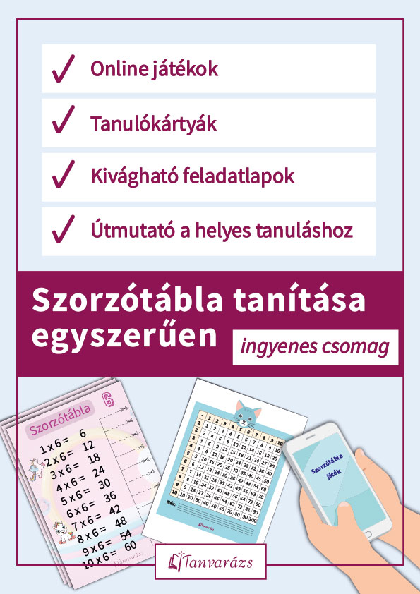 Szorzótábla tanítása egyszerűen: ingyenes feladatlapok, online játékok, útmutató