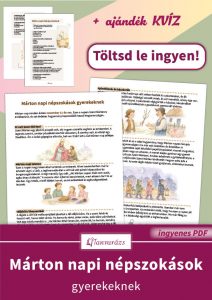 Márton napi népszokások gyerekeknek PDF: két oldalas népszokás-gyűjtemény és 10 kérdéses kvíz